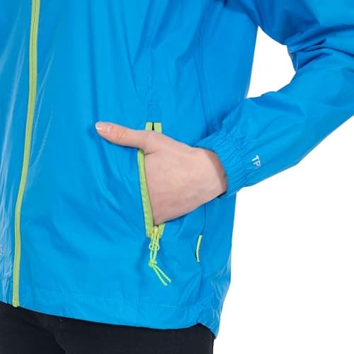 Trespass Adults Waterproof Jacket Packaway Lightweight Raincoat Qikpac — view 5