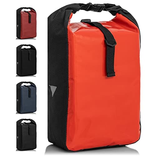 Büchel Unisex Tarpaulin Bicycle Bag, Pannier Rack Bags, Red, One Size EU