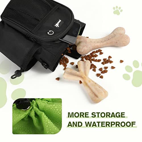 pecute XL Dog Treat Pouch with Water Bottle Holder,Multiple Pockets — view 4