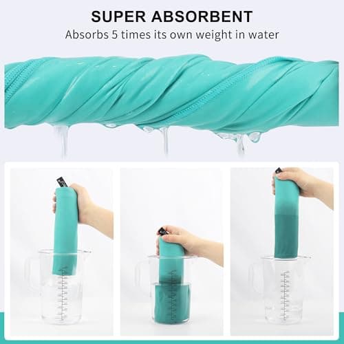 Rainleaf Microfiber Towel Quick Dry Camping & Travel & Gym Towel. Compact — view 4
