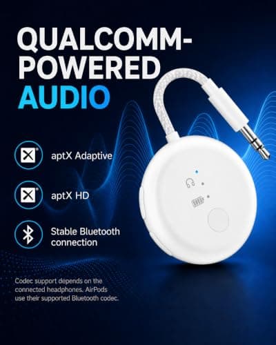 Avantree SoundJet R1 Airplane Bluetooth Adapter for AirPods, 25H — view 4