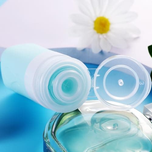 INSFIT Travel Bottles for Toiletries, CAA Approved 60ml Travel Size Containers, BPA Free Leak Proof Squeezable Silicone Tubes for Shampoo Conditioner Lotion Soap with Labels — view 2