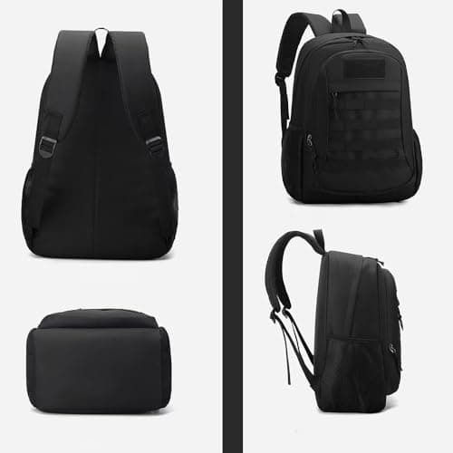 Lawaia 20L Small Tactical Backpack Military Bags Hiking Rucksack Survival Army Bag Rucking Outdoor Sports Packs Molle Gym Backpacks for Men Women Boys Girls Fishing Camping Traveling-Cp Camo — view 6