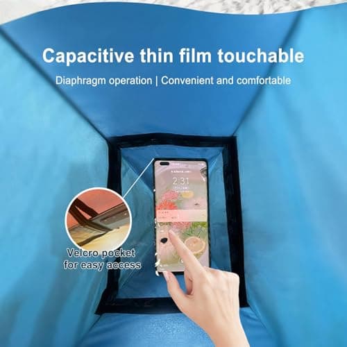 Beach Shelter Tent - Portable Beach Sun Shade Tent, UV Protection, Lightweight, Baby Sun ShadeTent, Instant Outdoor BeachTent, Portable & Easy Set Up, ForBeach, Camping, Picnic, 59x78x49cm — view 4