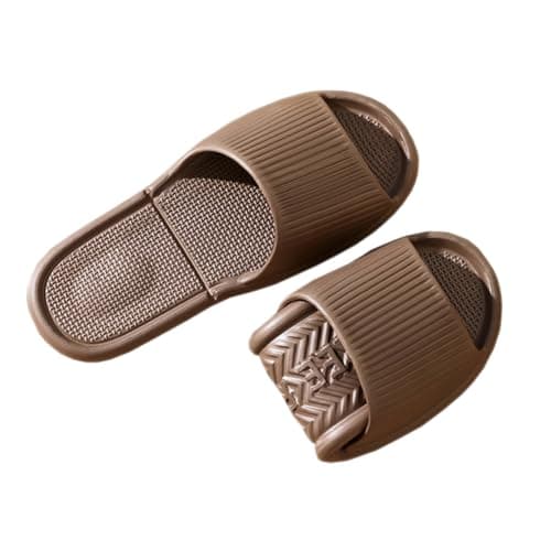 Cliont Travel Foldable Slippers for Women/Men Light Weight Portable Shower House Shoes for Home Hotel Bathroom
