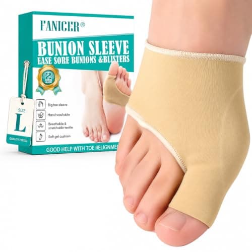 Hallux Valgus Socks L Size with Anti Slip Strips Toe Support Foot Care