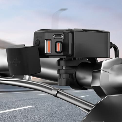 Motorcycle USB Port 12V-24V Quick Charge Waterproof Type-C Adapter — view 3