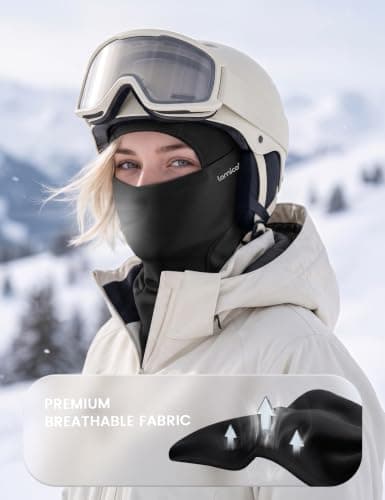 Lamicall Balaclava Windproof Ski Mask - Thermal Face Mask for Men Women — view 4