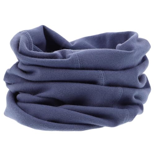 SUPVOX Kids Cotton Neck Warmer Blue Winter Scarf for Girls and Baby