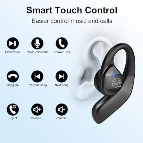 Golvery Bluetooth 5.3 True Wireless Earbuds w/DSP Noise Cancelling Mic — view 2