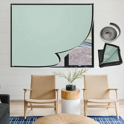 Portable Thermal Roller Bli 214x230cm No Drill UV Protect Heat Ilat Window es with for Travel Green Sune for Cars and Home Use