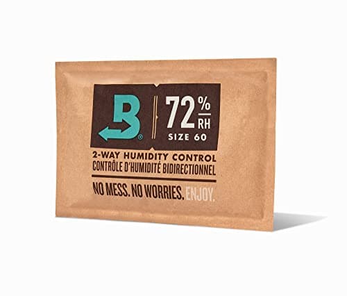 Boveda Starter Kit Bundle: Season a Wood Storage Box Plus Maintain Humidity with 2-Way Humidity Control | Includes (2) Each Size 60 Boveda 84% & 72% | 1-Count — view 5