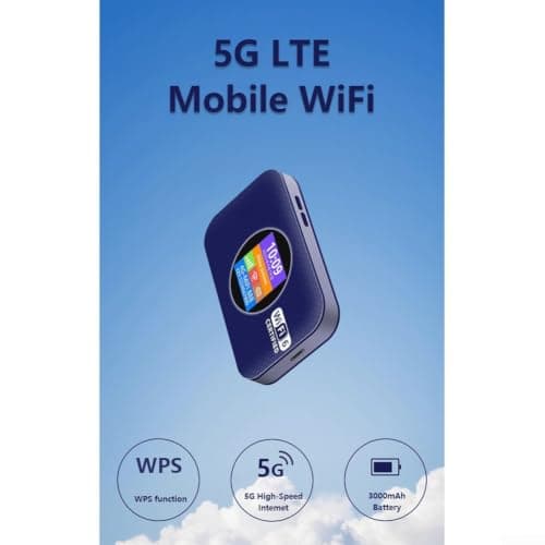 Unlocked 4G Mobile Router ABS Build Travel for internet Device(purple) — view 5