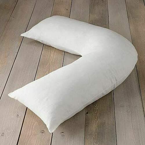 GB TEXTILE V Shaped Pillow Extra Cushioning Support For Head, Neck & Back — view 3