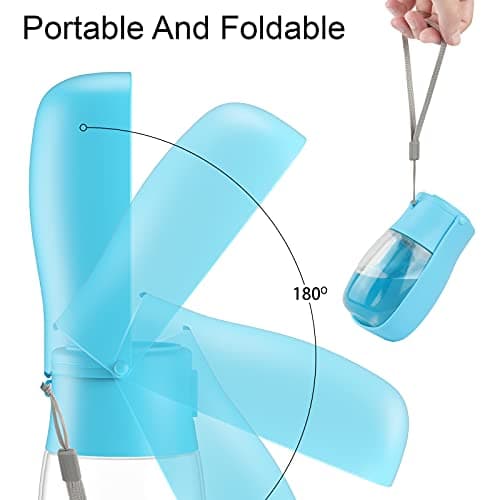 Gezimetie Dog Water Bottle - Foldable Dog Water Dispenser for Walking with Dog Waste Bag, Portable Pet Water Bottle for Travel, BPA Free Water Bottle for Cat, Rabbit,Puppy and Other Animal 300ML — view 3