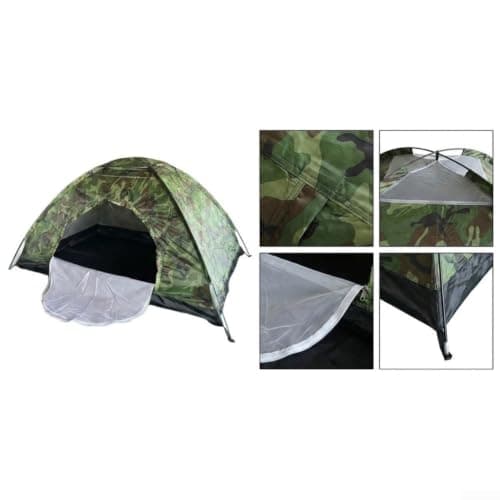 QuivyLivy Camo Backpacking Tent for 2 Person, Military- Style Shelter, — view 5