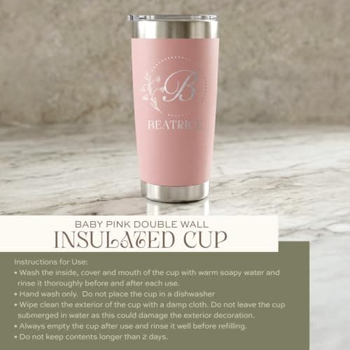 Gifts Refined Personalised Engraved Travel Mug Tumbler — view 2