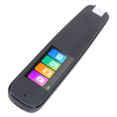 Bewinner Kids Scan Reader Pen Language Translator, 1.97in Touch Screen Digital Translation Scanner, WiFi Learning Machine for Study Travel, Universal Dictionary Pen with Dust Cover, Type — view 5