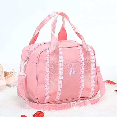 Bexdug Girls Dance Storage Bag - Kids Ballet Dance Sports Gym Duffel Bag with Ergonomic Handles,Ballet Dance Shoe Pocket for Girls — view 2