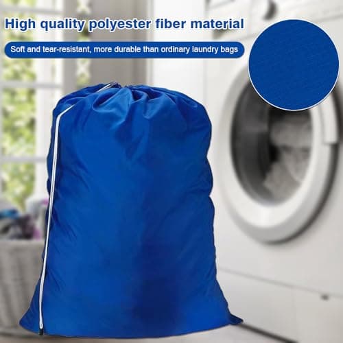 Heavy Duty Laundry Bag with Drawstring, 2 Pack Clothes Drawstring Bag — view 3