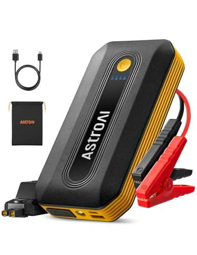 AstroAI B8 Car Jump Starter Power Pack (7.0L Petrol/5.5L Diesel), Yellow