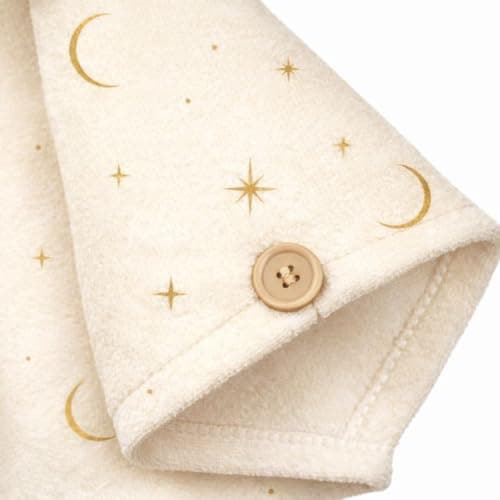 Snoozing Beauty Quick-Drying Hair Turban (Cream/Gold) — view 2