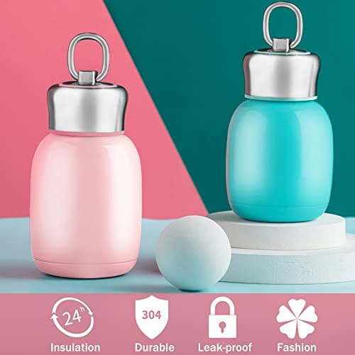 7oz/200mL Mini Vacuum Insulated Water Bottle Stainless Steel Travel Mug — view 5