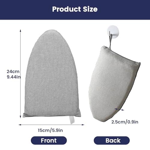PEAPIN Portable Ironing Pad, Steamer Ironing Gloves for Garments — view 3