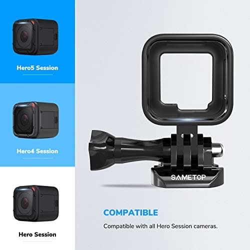 Sametop Case Aluminum Housing Frame for GoPro Hero 5 4 Session Cameras — view 5