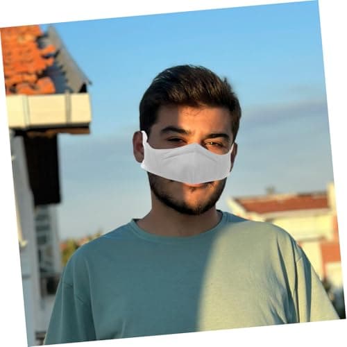 SECFOU Nose Mask for Cold Weather Reusable Nasal Warmer Nasal Airflow Non-woven Winter Nose Guard for Outdoor Activities Travel — view 4