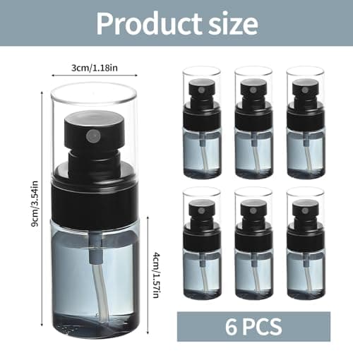 Peygre 6 Pcs 30ml Refillable Fine Mist Spray Bottles — view 2