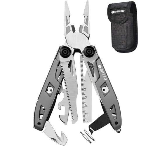 BIBURY Multitools Pliers, 18 in 1 Titanium Plating Multi-Tool