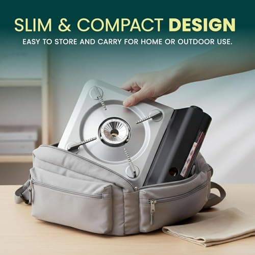 Green Haven Camping Stove Gas Portable | Camping Cooker Single Burner Slim — view 5