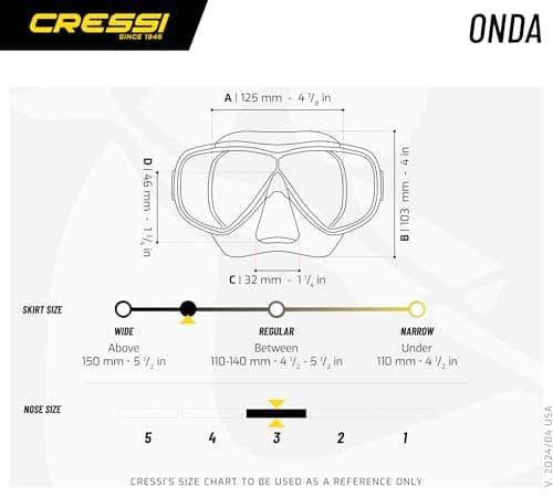 Cressi Single Lens Mask & Snorkel Set - Tempered Glass Diving Mask - Snorkel Set Adults for Pools & Sea - Quick-Adjust Buckles for Scuba Diving Equipment - Transparent/Blue - Single Mask — view 5