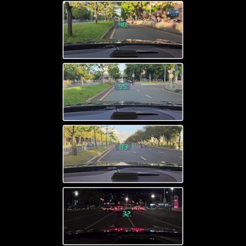 Car Heads up Display with Digital Odometer and HUD Projection Function — view 4