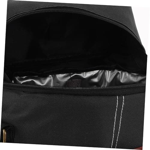 INOOMP Wine Bag Thermal Insulated Wine Tote 750ml Bottles Black Waterproof Oxford Cloth Peva Aluminum Cotton for Road Trips Summer Parties — view 3