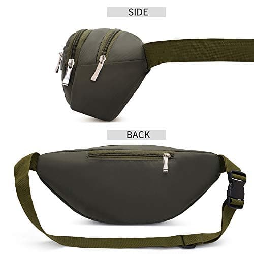 Waterproof bumbags and Fanny Packs for Women Men Hiking Running Travel Dog wolking Waist Bag for Women Men Ladies Boys Waterproof for Outdoor Sport — view 4