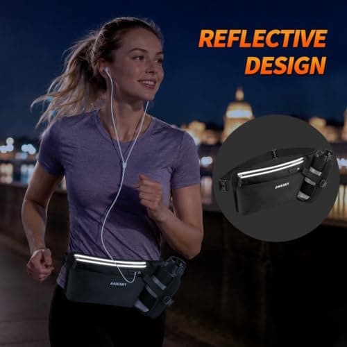 Hydration Waist Pack with Water Bottle Holder for Running, Hiking,Cycling — view 6