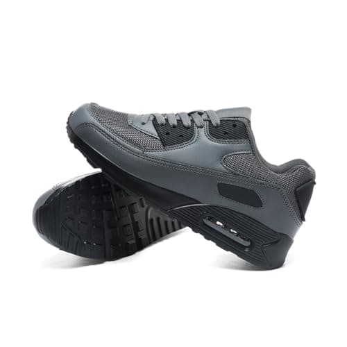 Padgene Men Women Running Shoes Sports Trainers Breathable Lightweight Sneakers Air Cushion Low Top Footwear Waking Fitness Lace up Shoes for Walking Gym Jogging Fitness Athletic Casual — view 5