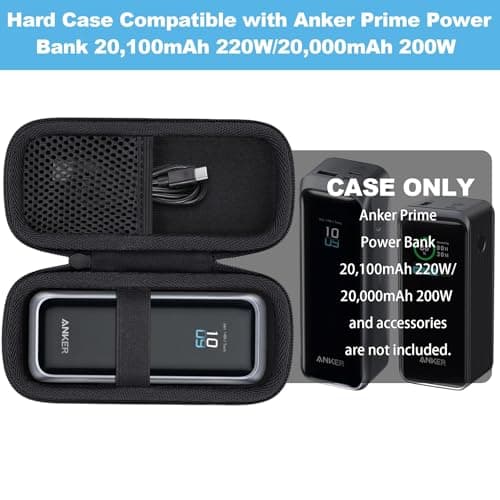 Khanka Hard Case for Anker Prime Power Bank 20,100mAh 220W/20,000mAh 200W — view 4