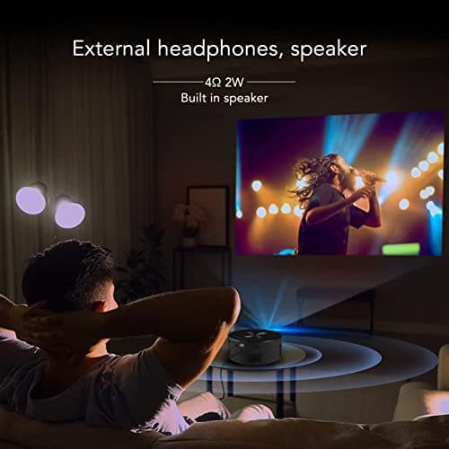 Mini Video Projector, Pocket LED Projector, TFT LCD Phone, Same Screen Function, Home Theater Movie Projector — view 5