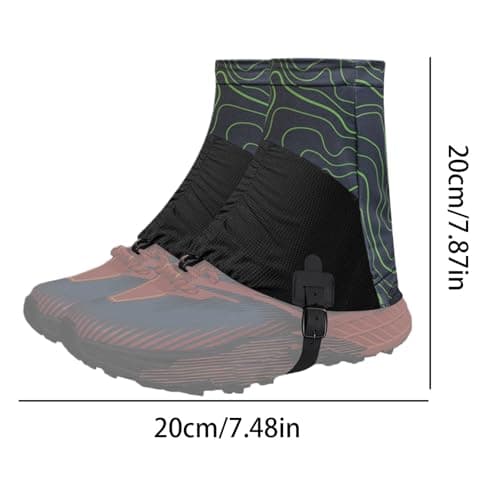 Tktouci Boot Gaiters Breathable Adjustable Covers — view 6