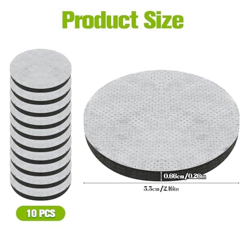 10 Pack Micro Water Filter Discs for Brita Fill and Go Water Filters Bottles Carafes, NSF42 Certified Mini Water Filter Disc Replacement for Reducing Chlorine, Microparticles and Other Impurities — view 2