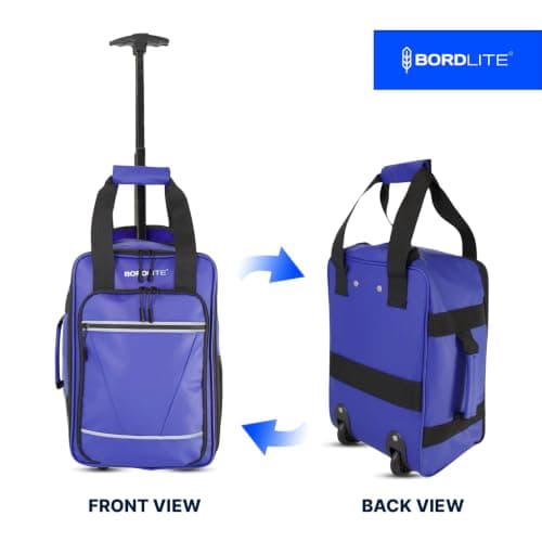 Bordlite Ryanair 40x20x25cm Cabin Backpack on Wheels – Lightweight 2 in 1 Trolley Bag & Rucksack (20L) – Fits Ryanair Free Hand Luggage Allowance — view 4
