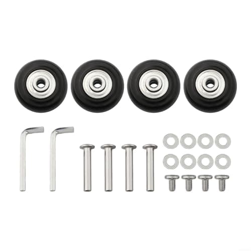 QuivyLivy Luggage Replacement Wheels,Rubber Silent Repair-Kit — view 5