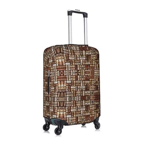 FSCEV Wine Cork Trolley Suitcase Protective Cover Business Travel Luggage Protector Fashion 18-32 Inches — view 3