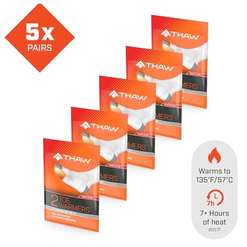 THAW Air-Activated Disposable Toe Warmer,White — view 3