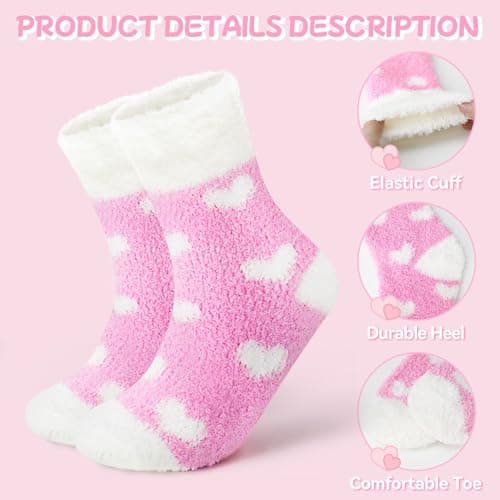 AUGOLA Thermal Winter Women Socks, 5 Pairs Warm Wool Christmas Socks — view 3