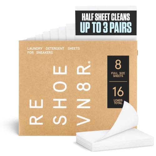 RESHOEVN8R Laundry Sheets - Eco-Friendly Shoe Wash Detergent