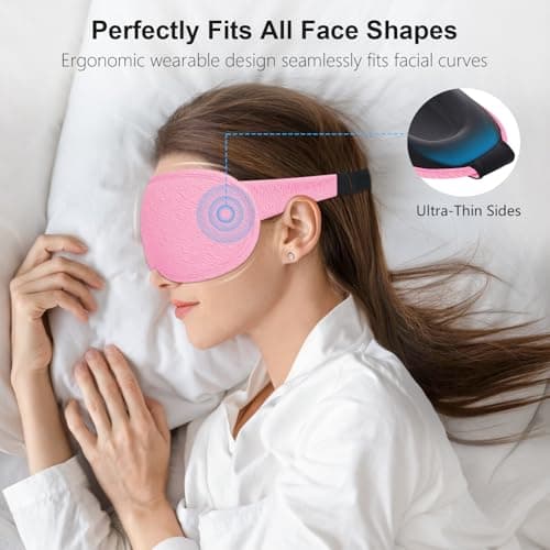 Gritin 100% Blackout Sleep Masks for Women & Men - Zero Eye Pressure Mask — view 4